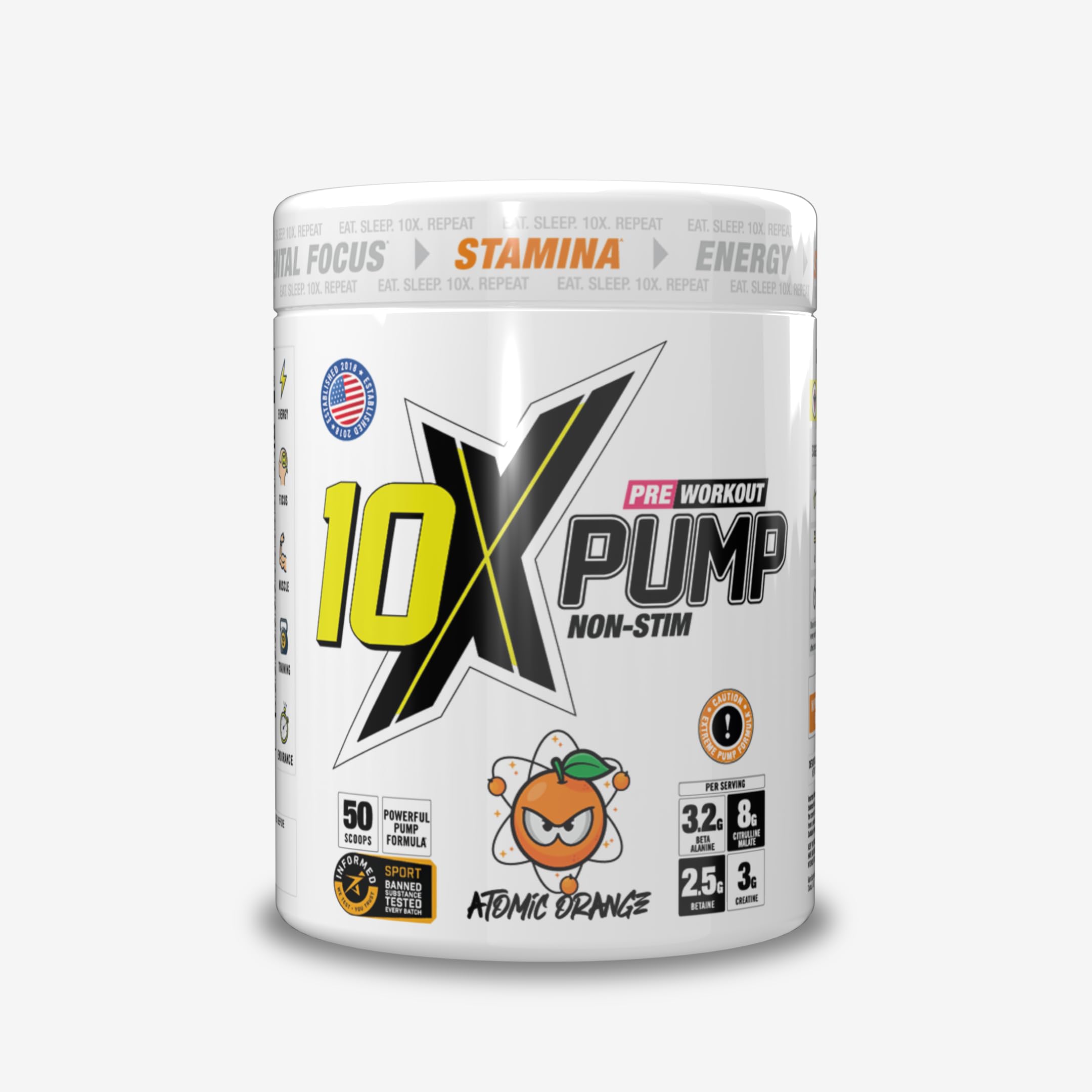 PUMP 600g Atomic Orange