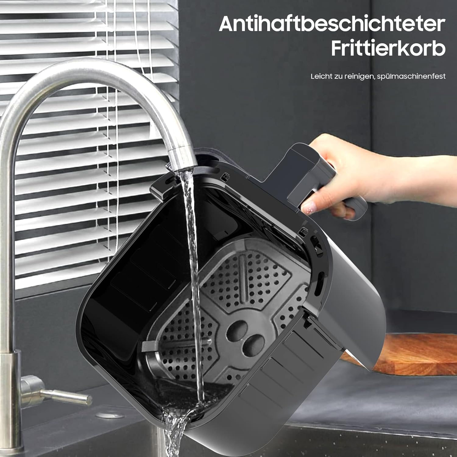 Iceagle Friggitrice ad Aria 5,5 Litri XXL – Friggitrice Senza Olio con 9 Programmi Risparmio Energetico | Air Fryer con Led Touch Screen, Timer, Ricette, 1400W Iceagle Friggitrice ad Aria 5,5 Litri XXL – Friggitrice Senza Olio con 9 Programmi Risparmio Energetico | Air Fryer con Led Touch Screen, Timer, Ricette, 1400W