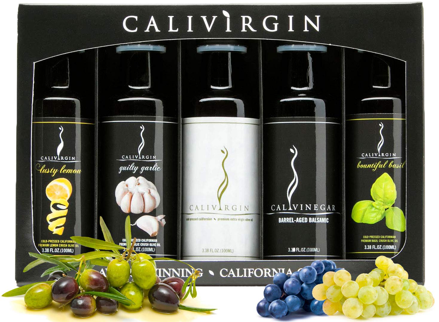 Buy Calivirgin Olive Oil & Balsamic Vinegar Gift Set Modena Balsamic