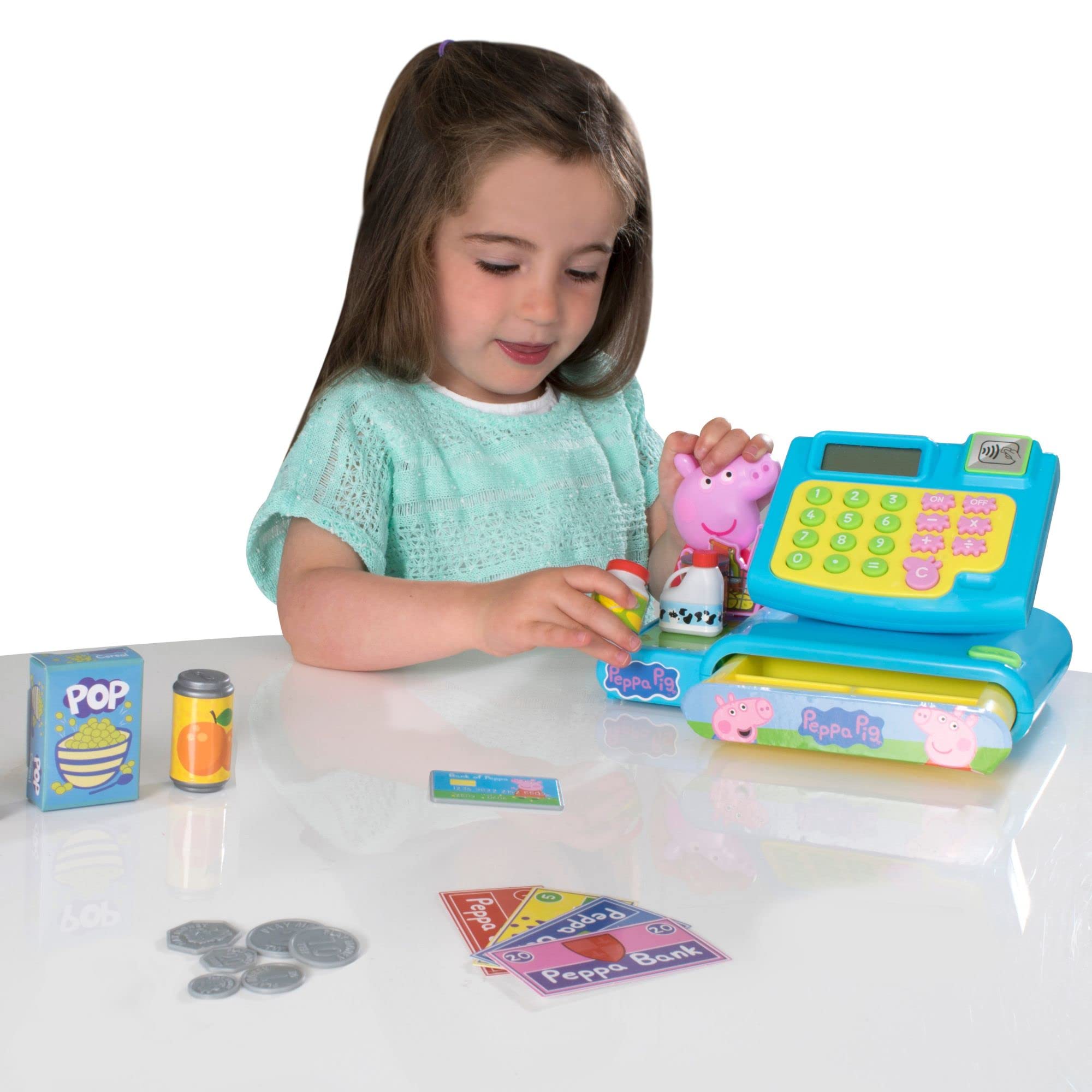 ColorBaby Peppa Pig registratiekassa, speelgoed, inclusief accessoires