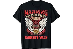 Funny Workout Fitness Health T-Shirt for Farmers Walk Lovers