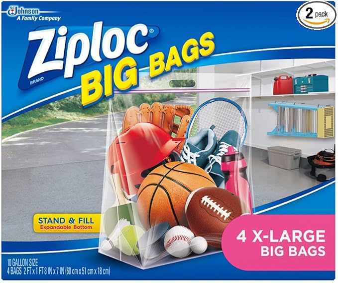 ziploc xl freezer bolsas