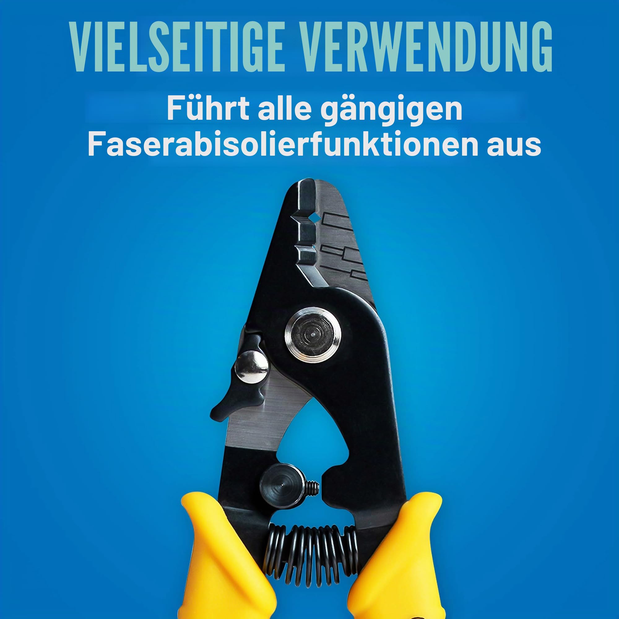 Jonard Tools JIC-375 Glasfaser-Abisolierzange 15,2 cm TPR-Griff 3 Löcher