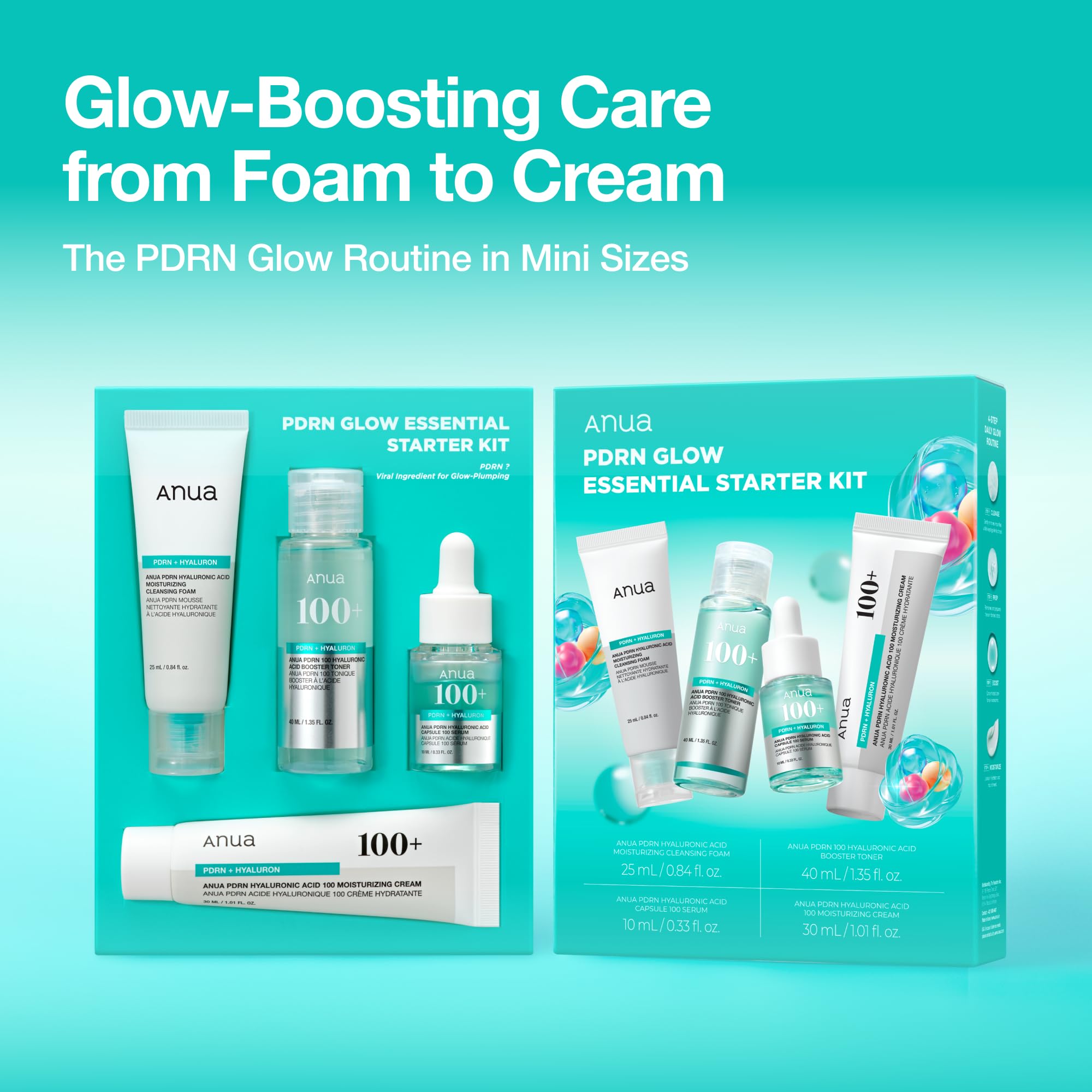 Amazon.com : Anua Salmon DNA PDRN Glow Essential Starter Kit