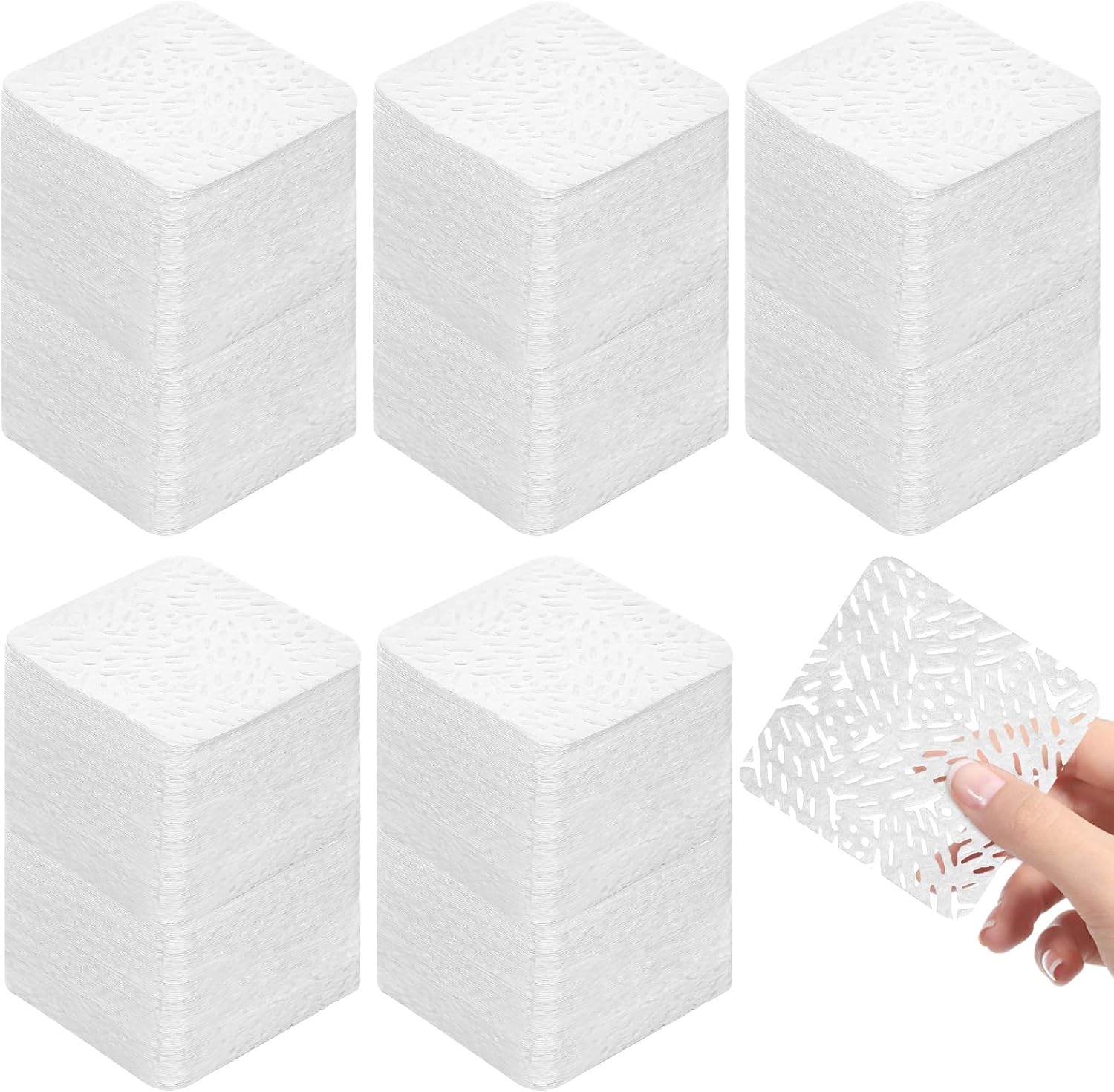 600 Pcs Lint Free Wipes for Nails, Nail Wipes Nail Pads Lint Free Wipes Nail Varnish Remover