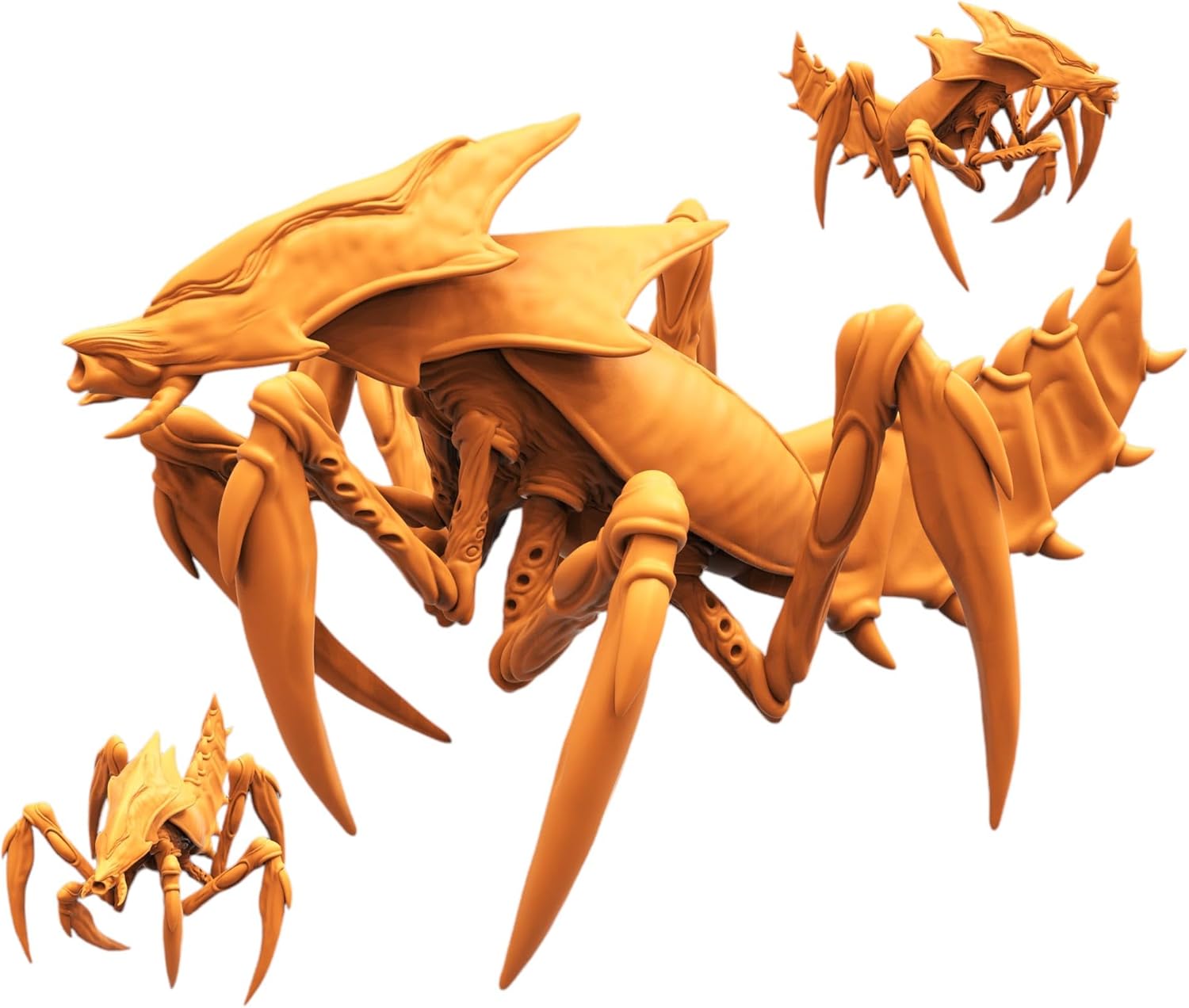 TYL Arachnicon Spitters Set 1 Unpainted Miniature for War Gaming | RPG Scale Figures, Detailed Tabletop Board Game Accessories | Realistic Tabletop Miniatures (Combo of 5, 32mm)