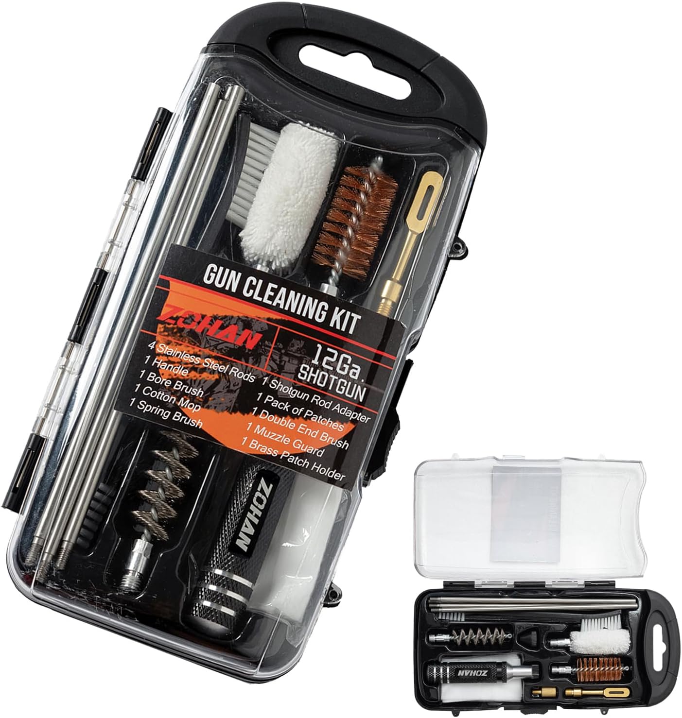 ZOHAN Gun Cleaning Kit for 12 Gauge 13in1 Shotgun