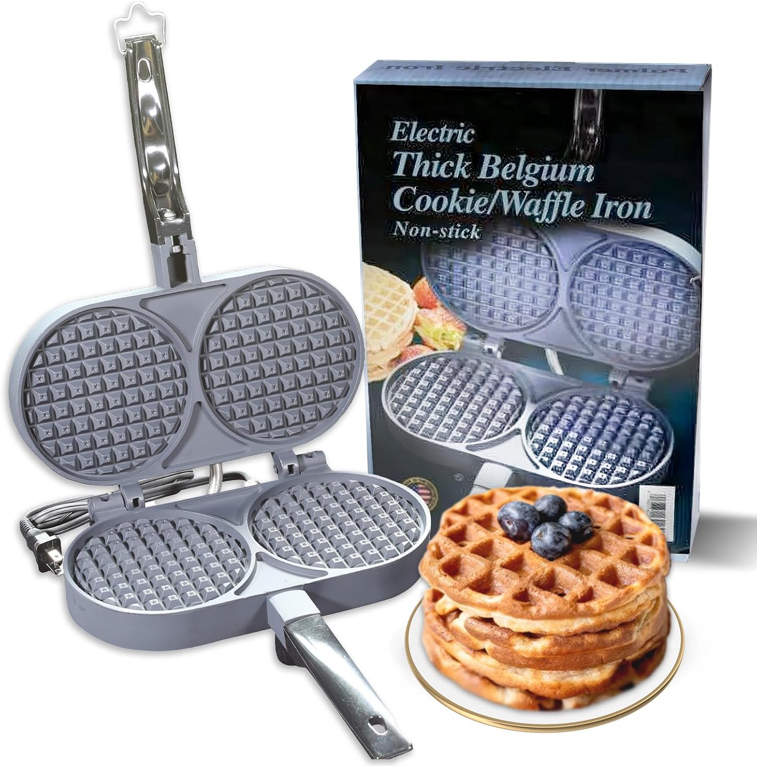 Palmer C Non Stick Belgian Waffle Maker, Model 1300T, Made in the USA