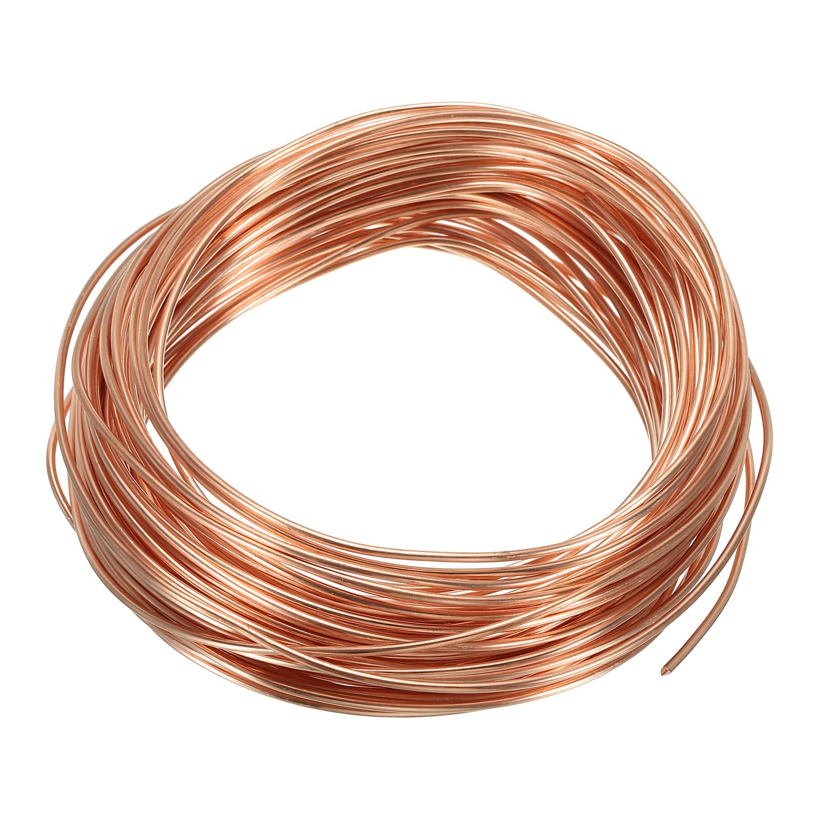 PATIKIL 49 Feet Solid Bare Copper Wire