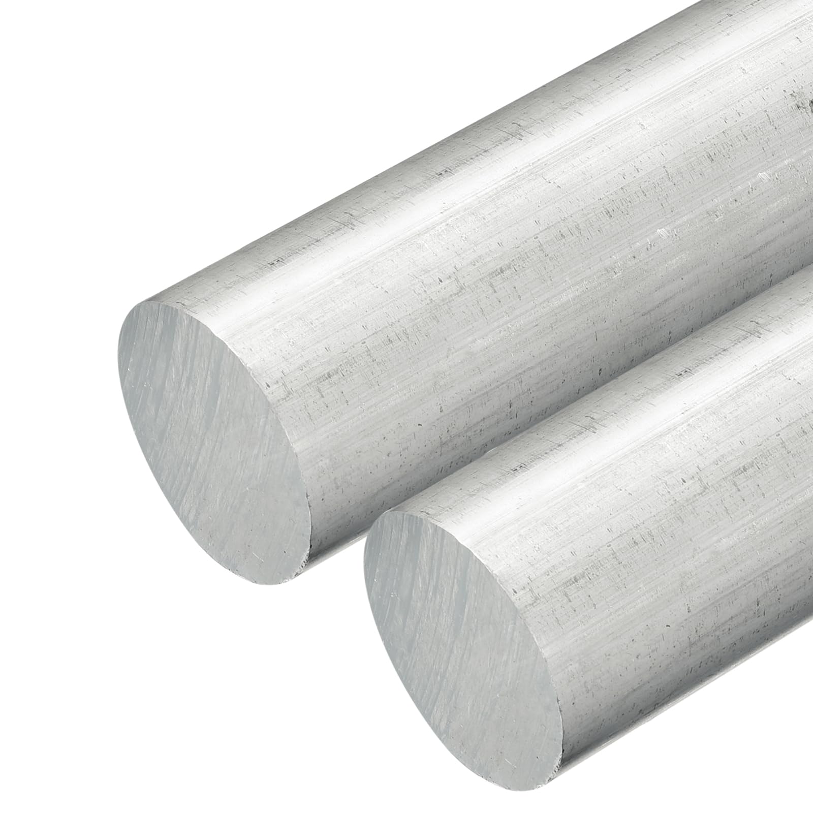 QUARKZMAN 2 Stück 1-1/2"(38mm) Durchmesser Runder Aluminiumstab 16" Lang 6061 Aluminium Rundmaterial Für Anhänger Garage Projekte