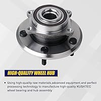 Vista 3 de KUSATEC 513286 Conjunto de 2 piezas de cojinete de rueda delantera y buje Compatible con Dodge Journey 2009-2017, Ram ProMaster 1500 2500 3500