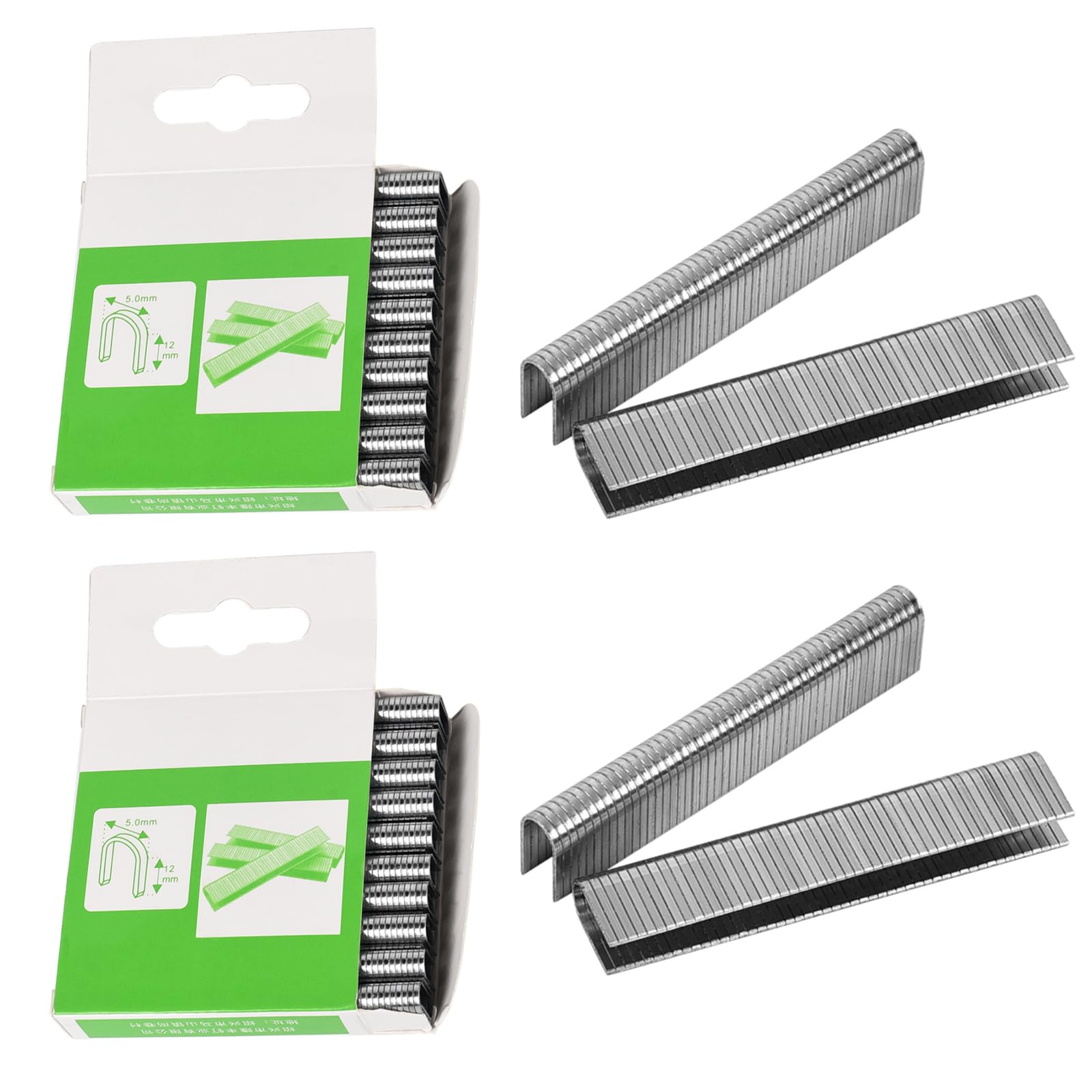 12mm U Type Staple, 2000PCS Heavy Duty Universal Standard Staples For Pictures Picture Frames Bedding Furniture Frame
