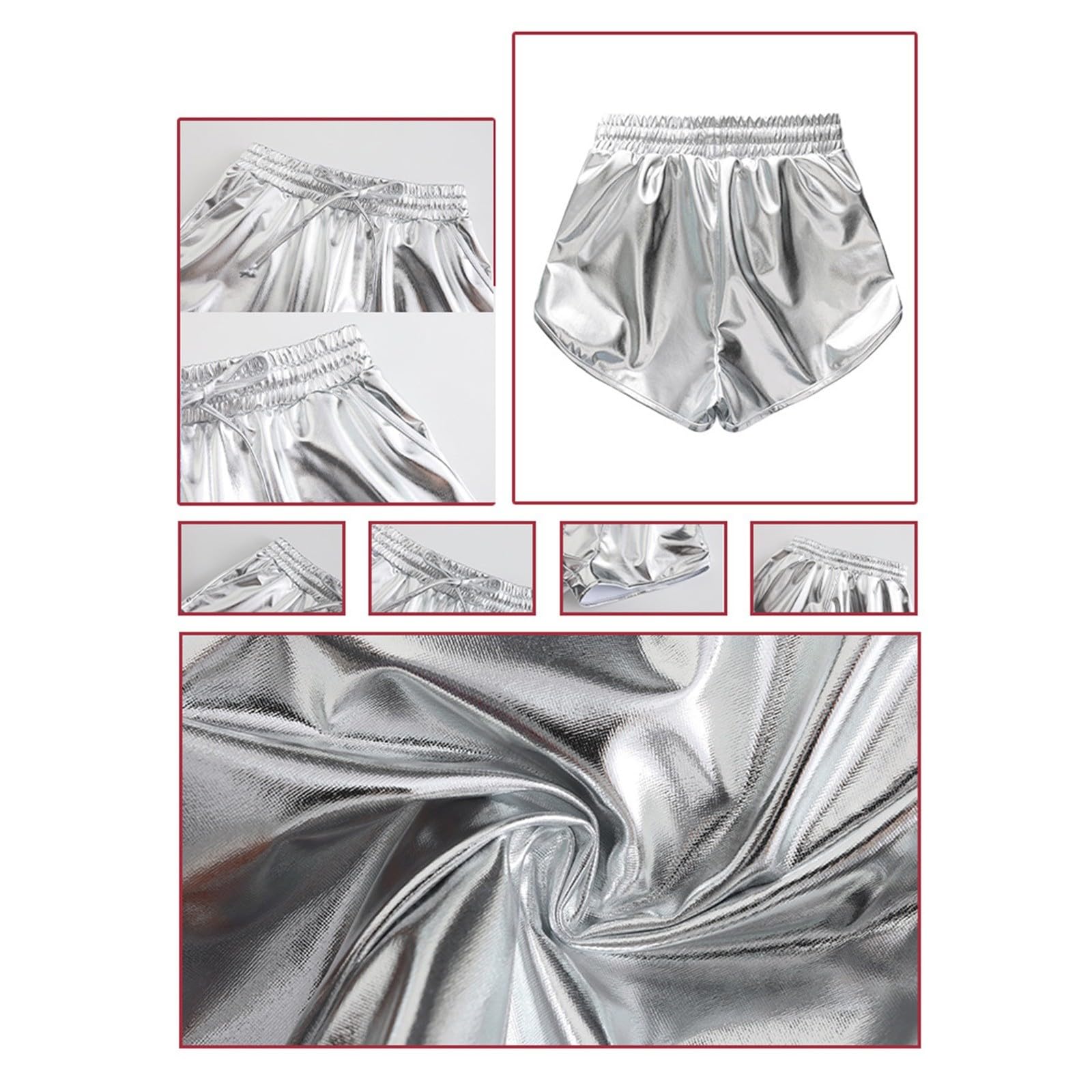 Generico Pantaloncini Cargo per Bambino Estivi Comodi Pantaloni Corti in Tinta Unita con Coulisse Tasche Estate Baggy Lunghezza al Ginocchio Corsa, Tempo Libero
