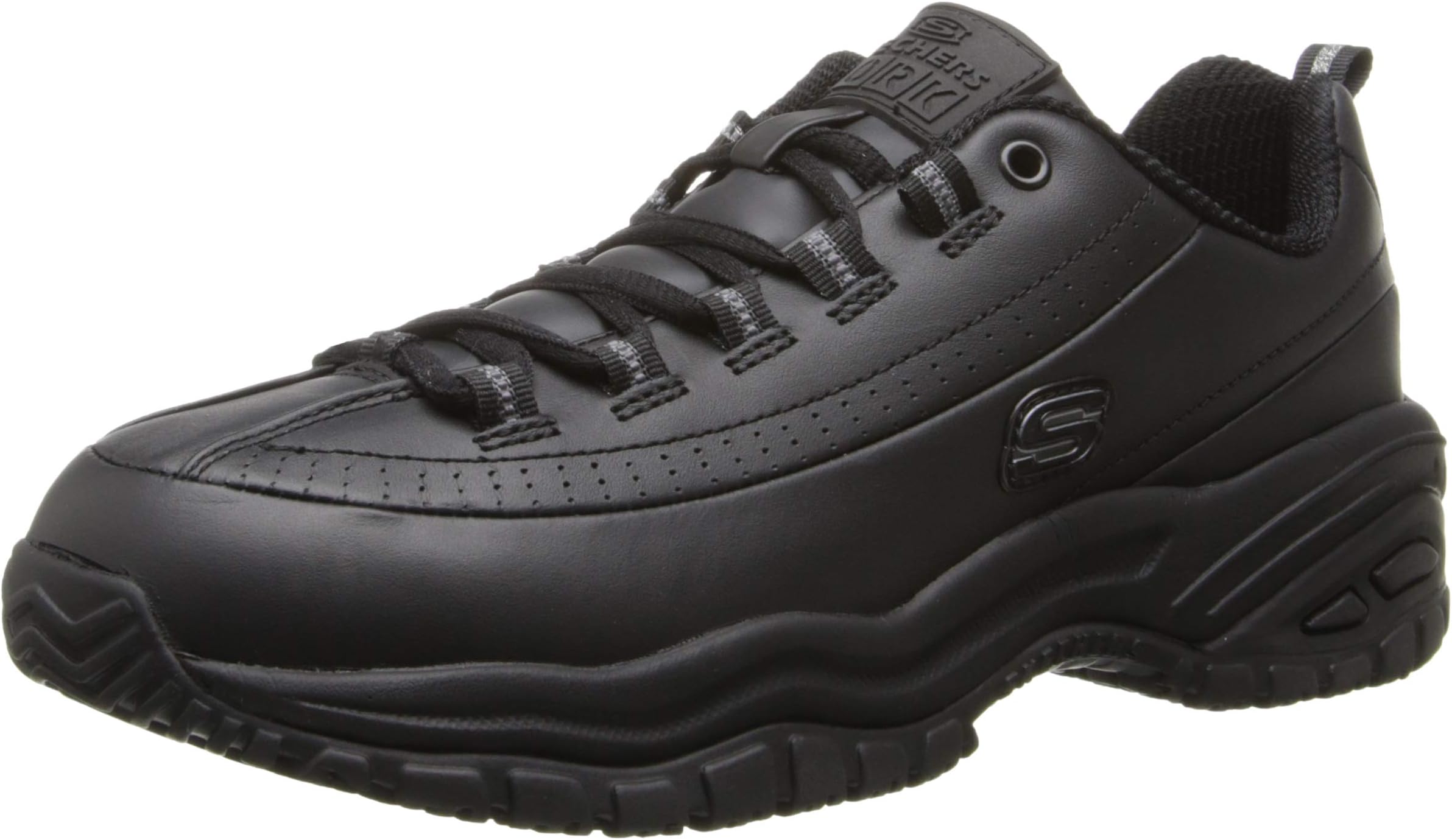 Skecherswomens Soft Stride-softie health care and food service shoes, Black, 8 Wide US