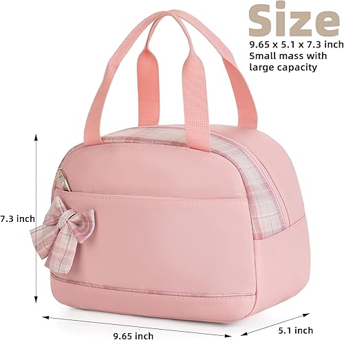 Miniatura 2 de Bolsa de almuerzo para mujeres y hombres, lindas bolsas reutilizables aisladas para playa, bolsa de gran capacidad para el trabajo, picnic, viajes,