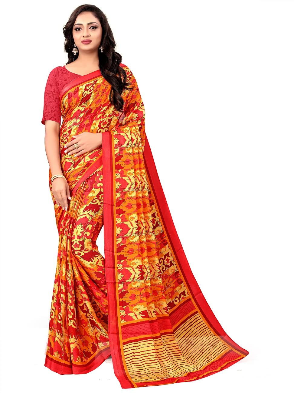 SILK LINE 4116 ||SOFT SILK RICH PALLU FANCY SAREE WITH PALLU BLOUSE ATTACHED||4116