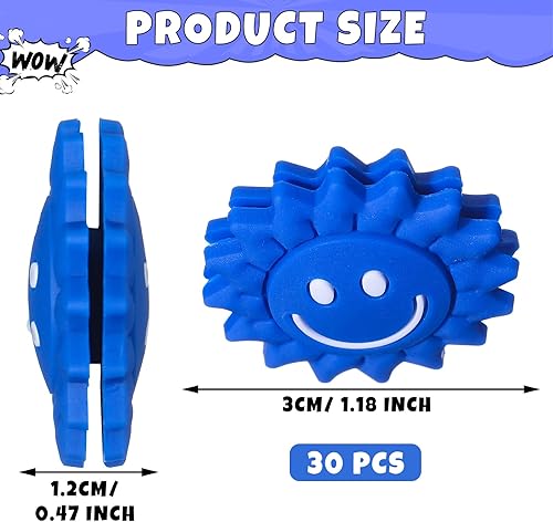 Miniatura 2 de Leitee 30 piezas de lindo amortiguador de tenis divertido raqueta de tenis vibración, amortiguador de raqueta de silicona suave para regalo