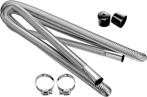 1 paquete de tubo de silenciador de escape para calentador de aire de estacionamiento de 2.5cm1 pulgada de diámetro interior para calentador diésel