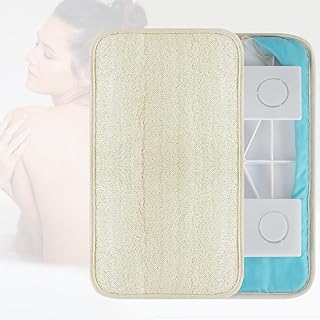 Back Scrubber for Shower, Hands-Free Exfoliating Back Loofah Body Sponge Scrubber, Wall Mounted Back Scrubber for Shower for Men Women (Self-Adhesive Sheet or Suction Cup)
