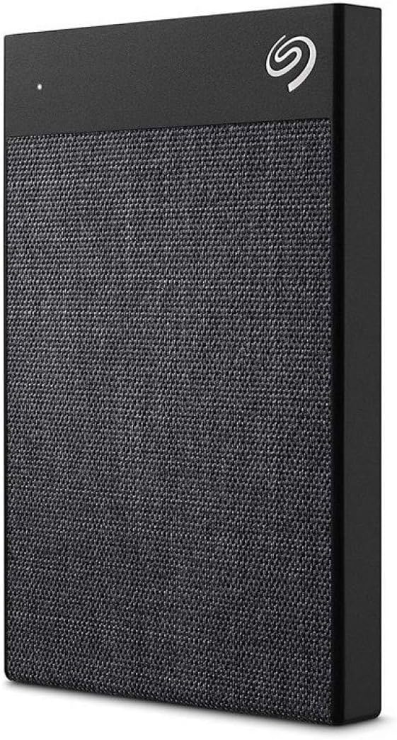 Seagate Ultra Touch, 1TB, Portable External Hard Drive, Black, USB-C, USB 3.0, 4 months Adobe Creative Cloud Photography Plan, 2 year Rescue Services (STHH1000400)