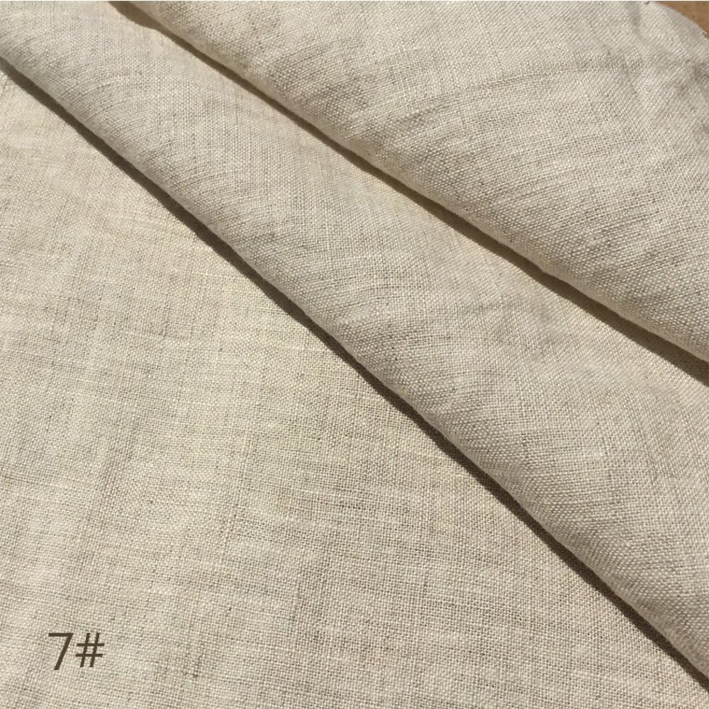 Nappe en lin lavable pour protéger et habiller une table ronde