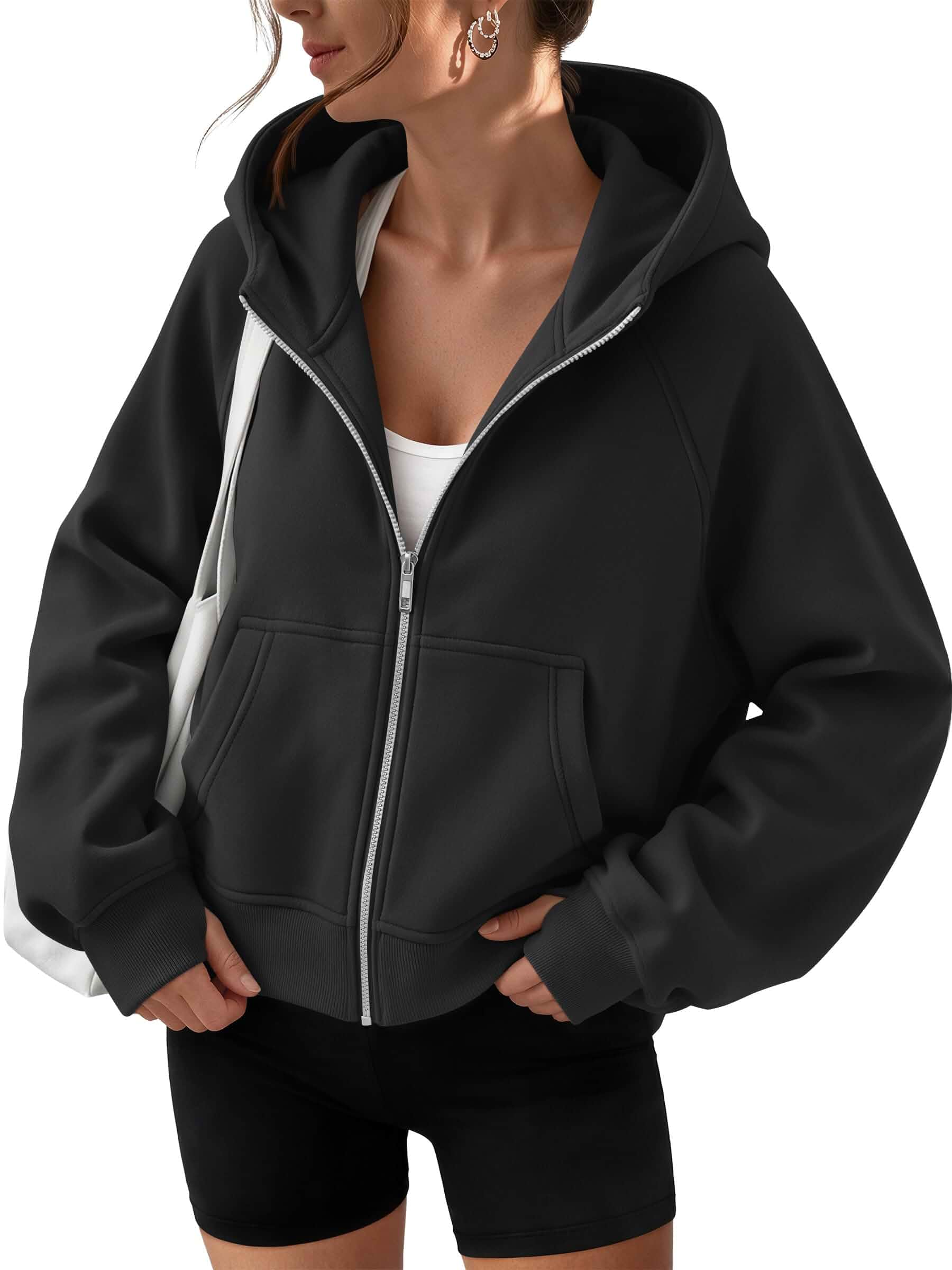 AUTOMET Womens Zip Up Hoodies Fleece Jackets 2026 Oversized Sweatshirts Fall Fashion Outfits Trendy Winter Fleece Clothes 2026