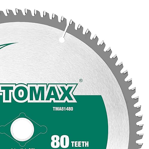 Miniatura 2 de TOMAX Hoja de sierra TCG de aluminio fino y metal no ferroso de 8-14 pulgadas con eje DMK de 58 pulgadas
