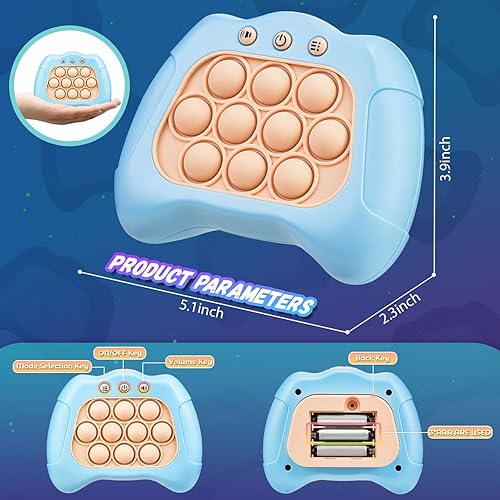 Miniatura 7 de Juego de empuje rápido, 4 modos, juguetes sensoriales, juego de rompecabezas rápido, TDAH, juguetes antiestrés para niños de 6 a 12 años, regalos de