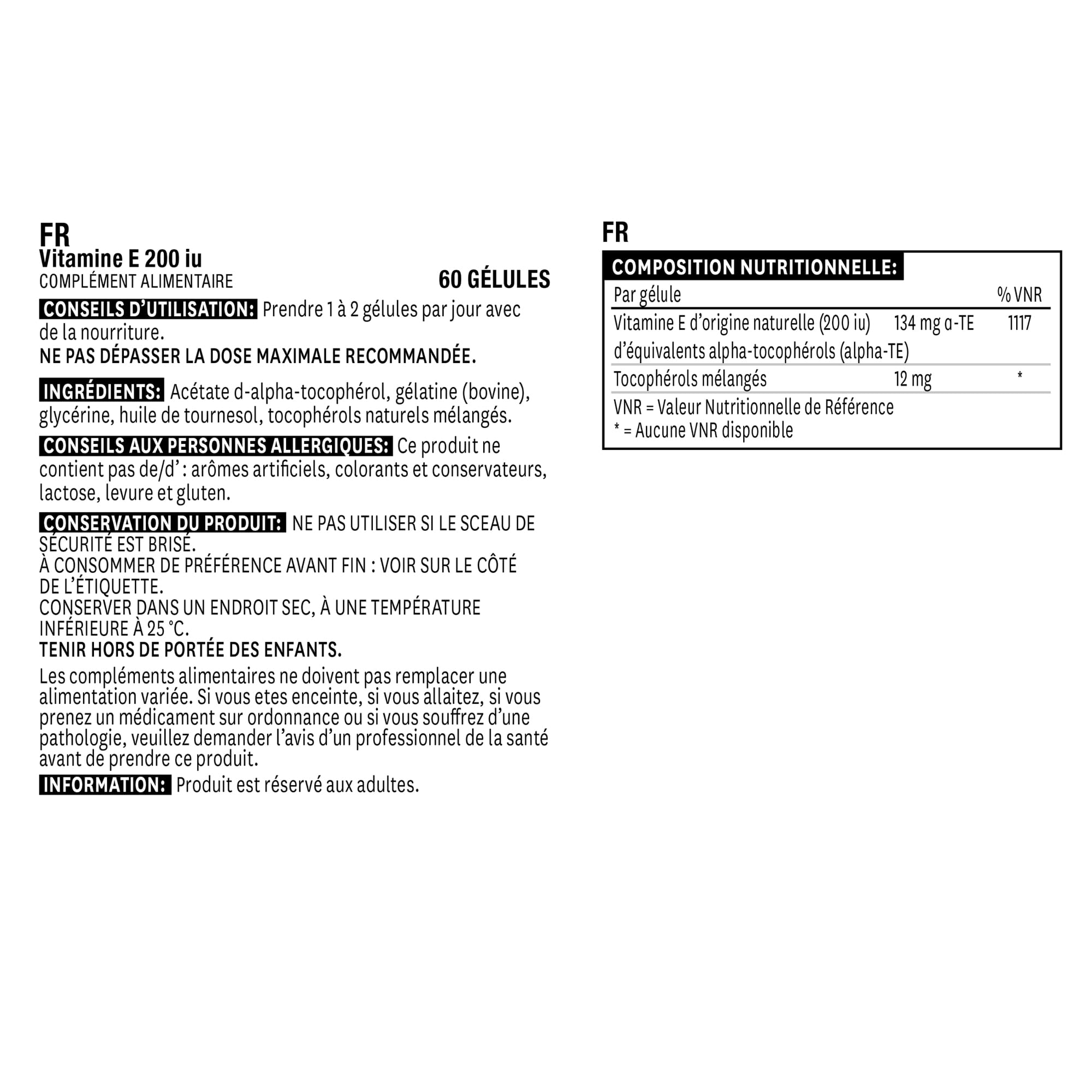 Natures Aid Vitamine E 200 UI Softgels - Antioxydant & Anti-âge pour Visage et Cheveux Contribue à la protection des cellules contre le stress oxydatif - Supplément Comprimés Capsules de 90 Jours