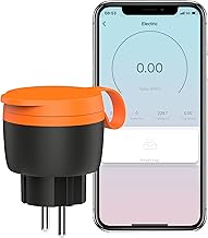 UCOMEN Prise Connectée WiFi (Type E), Prise Etanche Exterieur 16A 3680W, Prise Intelligente Compatible avec Alexa, Google Home, Suivi de la Consommation d'énergie, Smart Life APP, 1 Pack
