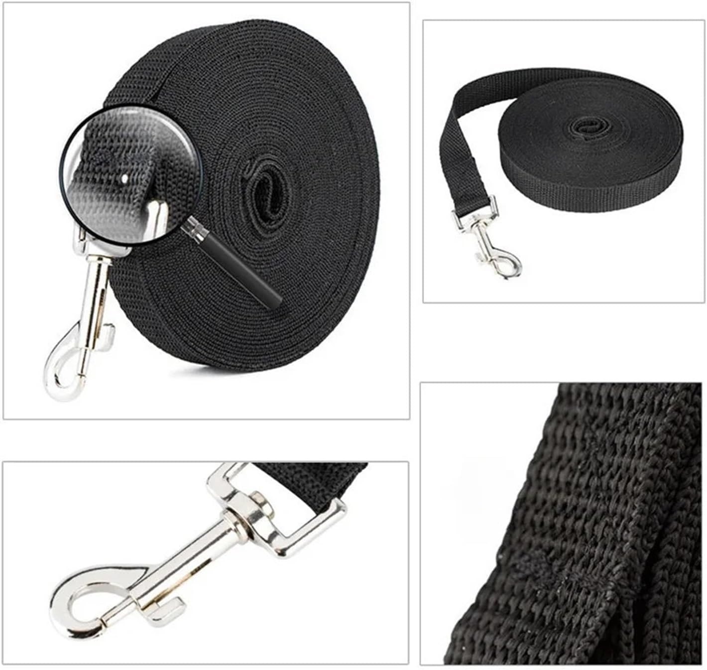Long Dog Leash Pet for Small Medium Large Dogs Cat Outdoor Running Traction Rope(6 m x 2.0 cm)