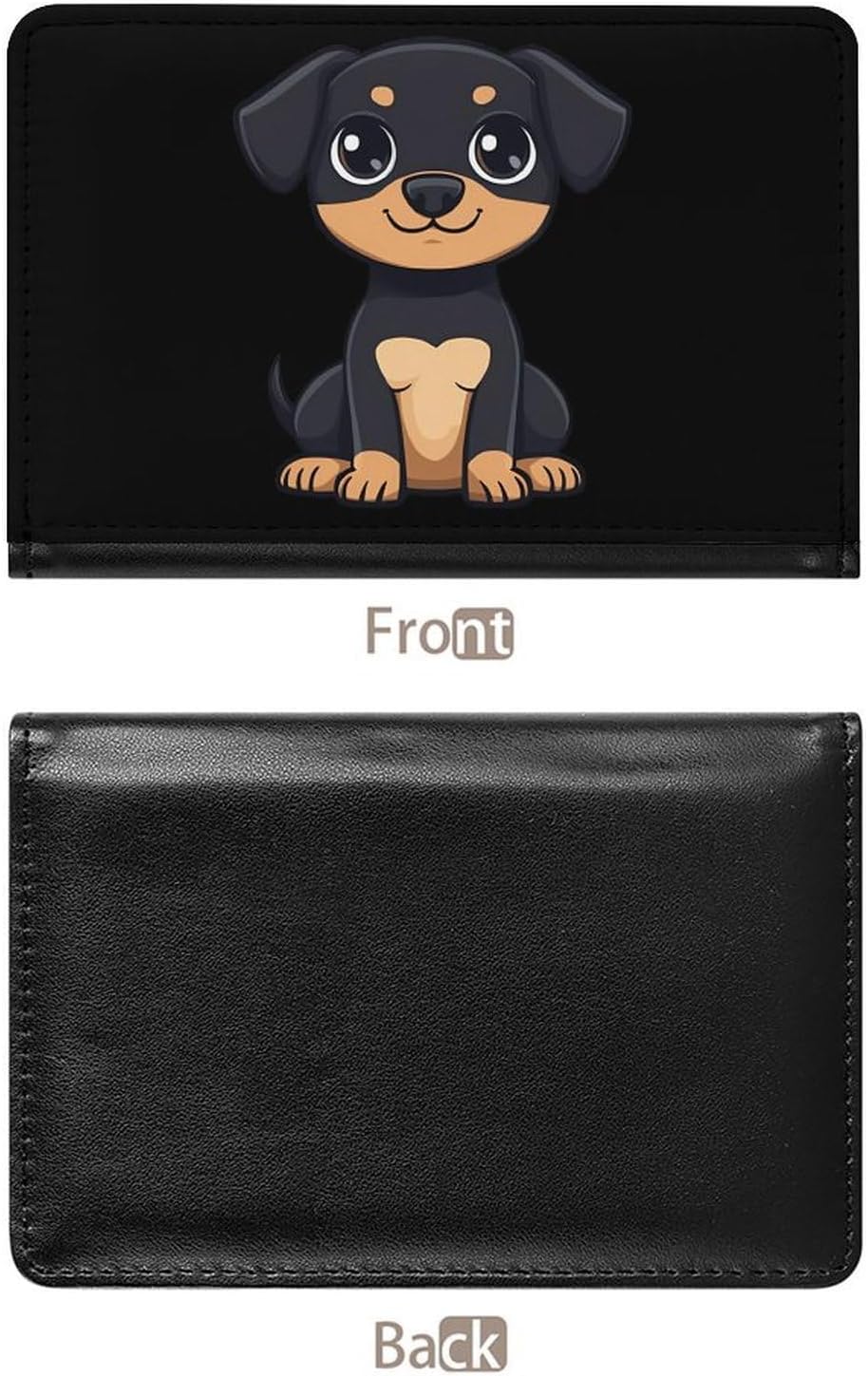 Dachshund Dog Cute Slim Passport Holder Cover Case Travel Wallet Card Slot Protector for Men Women