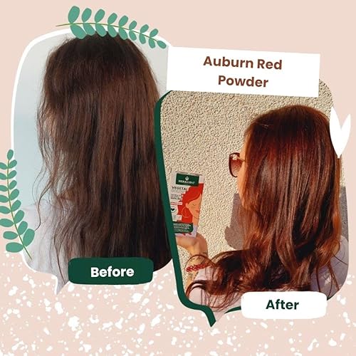 Miniatura 6 de Herbatint Henna Color Tinte orgánico para el cabello, polvo de henna a base de plantas y fórmula herbal, vegano, rojo caoba, 3.5 onzas