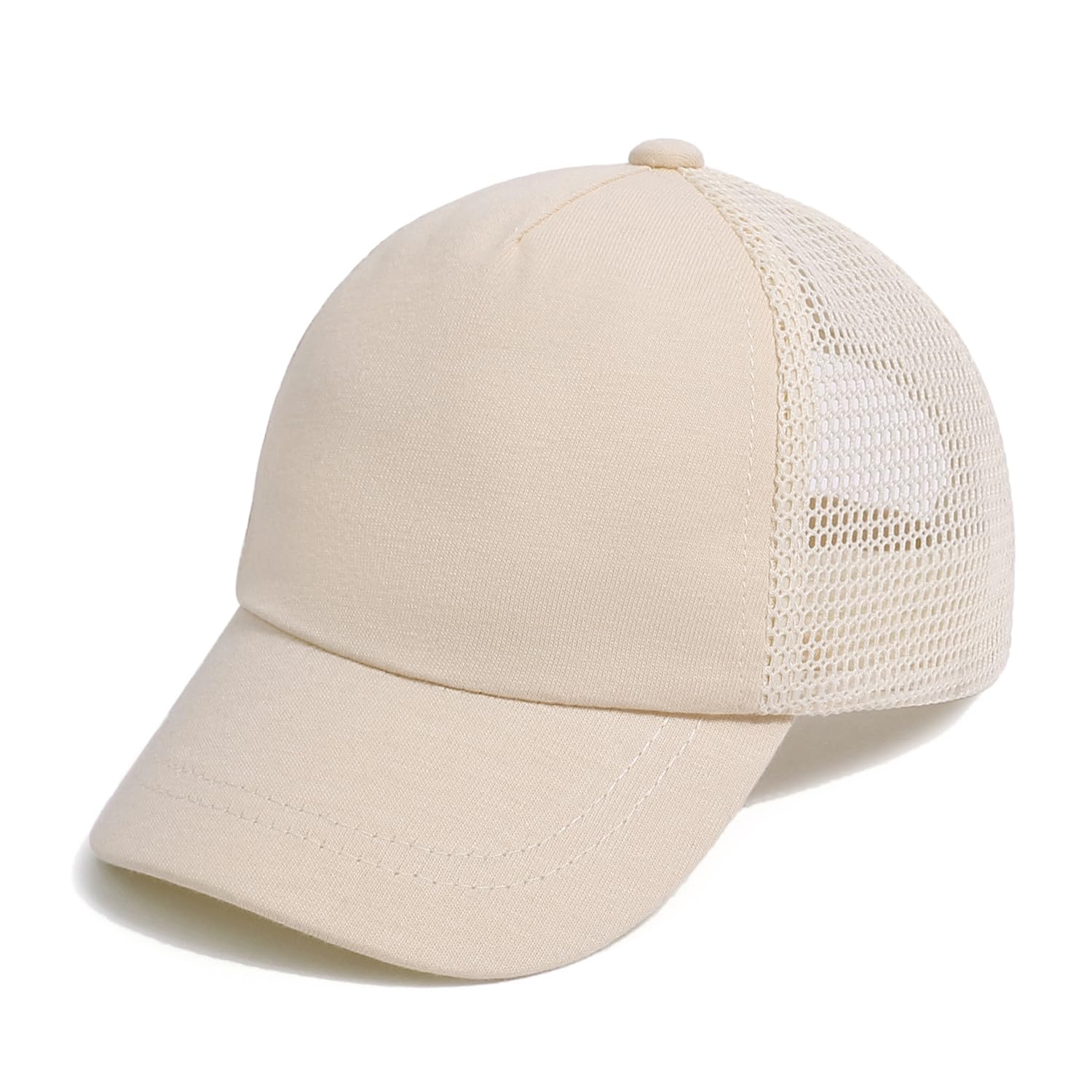 DRESHOW Toddler Baseball Cap Baby Sun Hat Cute Solid Color Caps Unisex Baby Trucker Hats Infant Toddler Kid Hats for Boys Girls