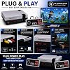 GameNext Consola de juegos retro con 620 juegos integrados, consola de videojuegos clásica con 2 controles con cable, sistema de juegos retro plug and play con salida AV para TV 5