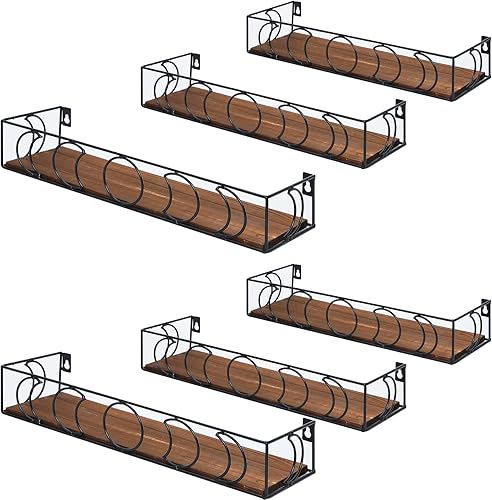 Miniatura 1 de Estante flotante de fase lunar de 3 tamaños para decoración de pared, estantes rústicos para plantas de libros, estantes de almacenamiento montados