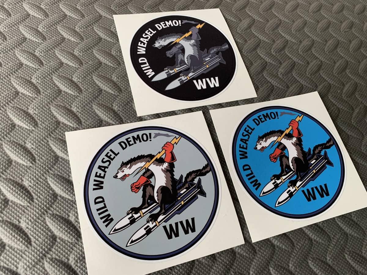 F-16 Wild Weasel パッチセット三沢基地 F-16 Wild Weasel パッチセット三沢基地 F-16 Wild Weasel パッチ