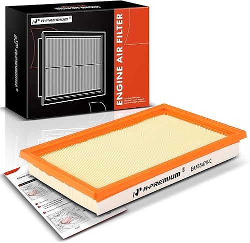 Miniatura 1 de A-Premium Filtro de aire de motor compatible con Mazda 626 1998 1999 2000 2001 2002, 2.0L 2.5L, repuesto # FSD713Z40