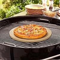 Vista 9 de UNICOOK - Piedra redonda para hornear pizza, 10", 12", 14", 15", 16", para horno y parrilla