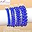 AD Beads Handmade Gemstone Stretch Elastic Bracelet Crystal Healing Reiki Nature\'s Beauty and Spiritual Essence Unisex (10mm, Blue Lapis Jade (Profession Success))