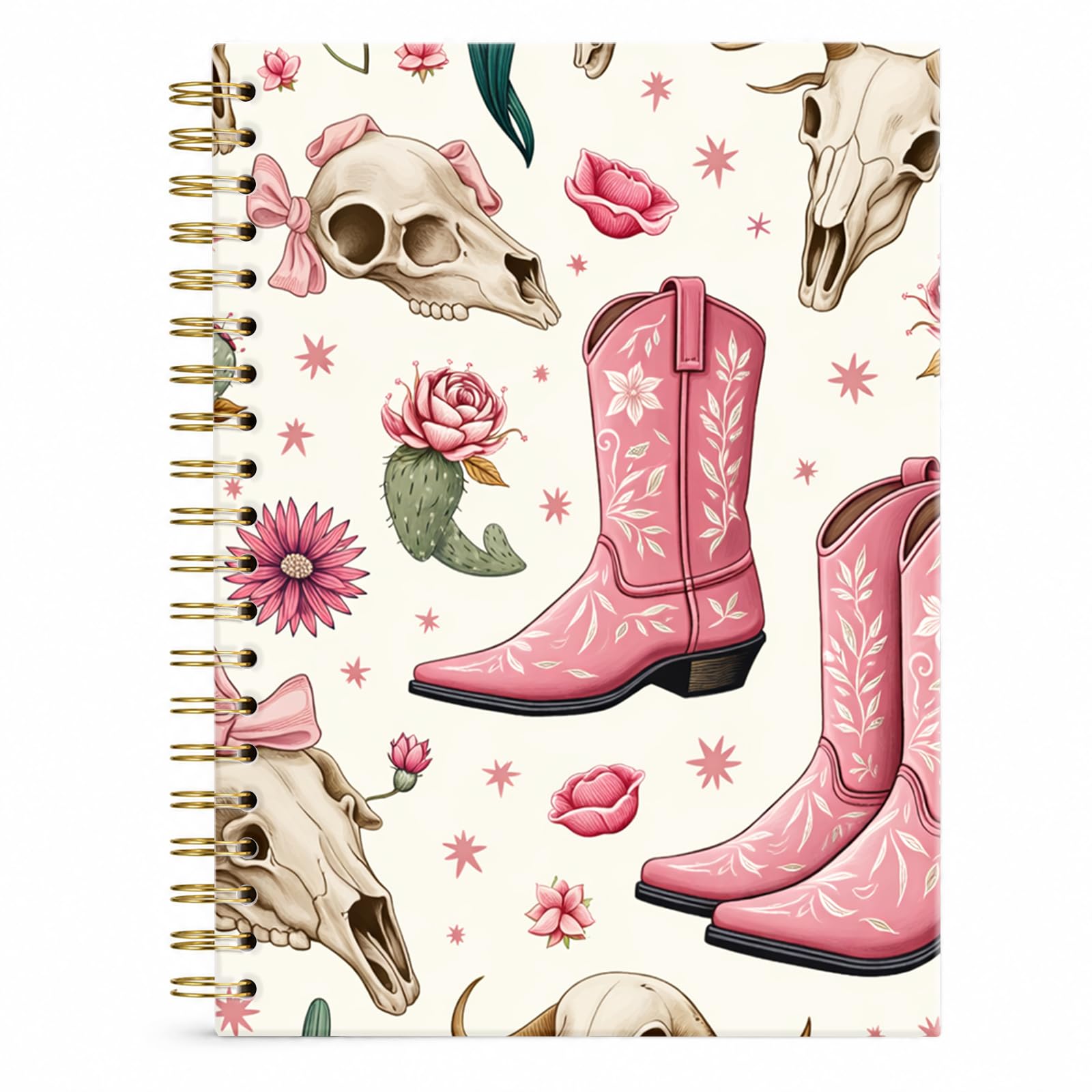 Carnet A5 spirale esthétique pour femmes notes de bureau et journal intime - 7