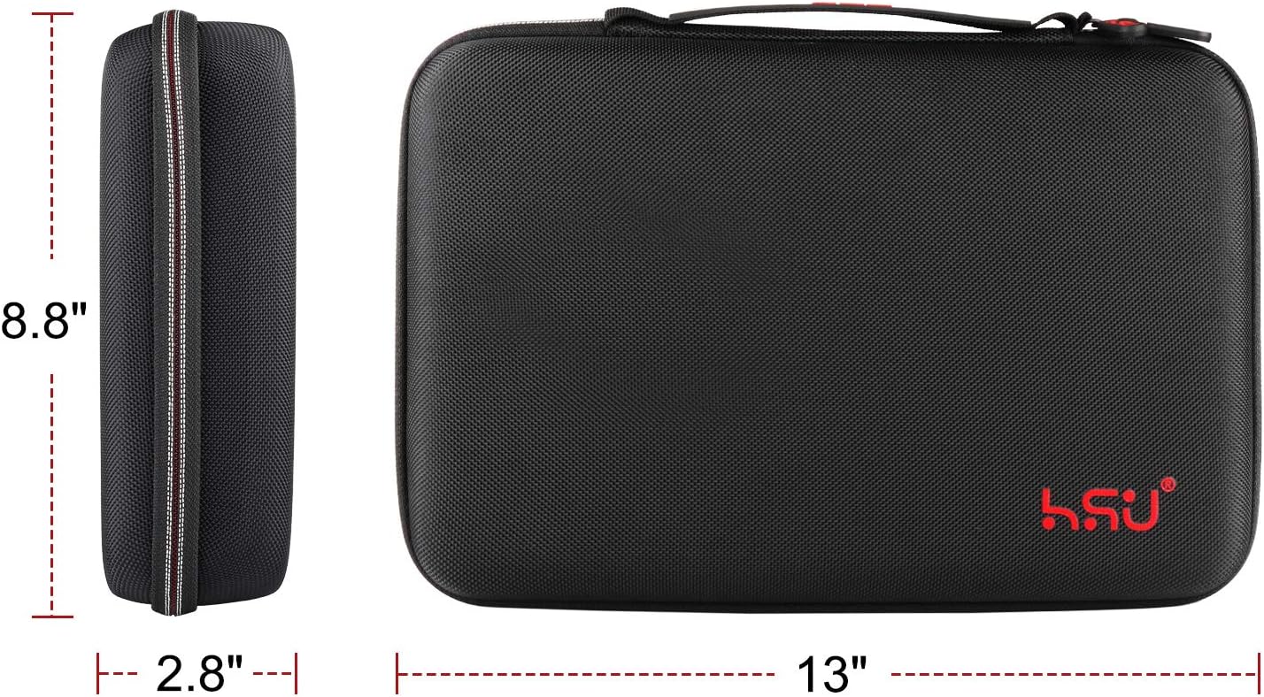 Crazy Deals Large Carrying Case for GoPro Hero 10, 9, Hero 8, 7 Black,HERO6,5,4,+LCD, Black, Silver, 3+, 3, 2 and Accessories by HSU with Fully Customizable Interior Carry Handle and Carabiner Loop 🛒 Crazy Deals Large Carrying Case for GoPro Hero 10, 9, Hero 8, 7 Black,HERO6,5,4,+LCD, Black, Silver, 3+, 3, 2 and Accessories by HSU with Fully Customizable Interior Carry Handle and Carabiner Loop