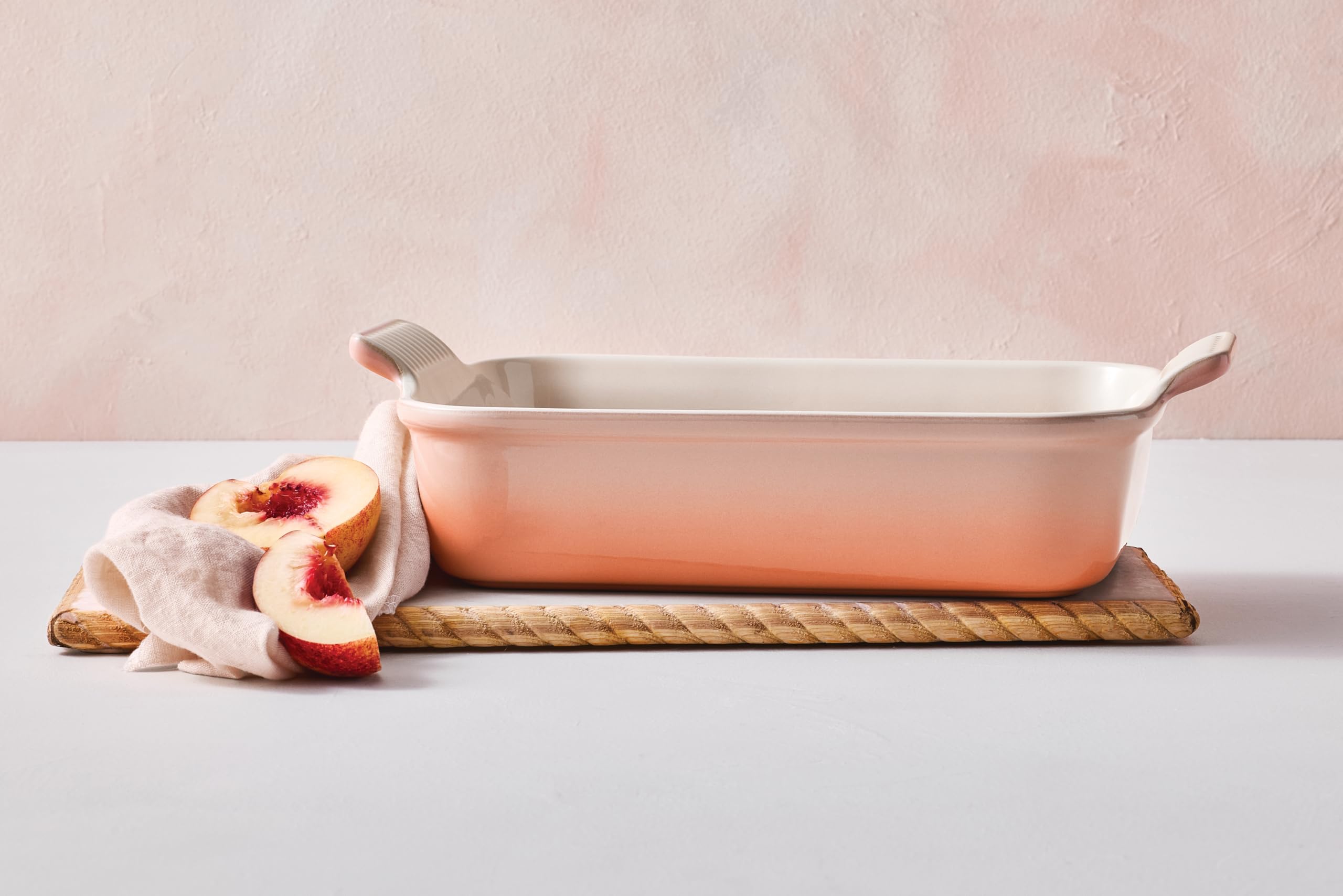 Le Creuset Heritage Pêche Piatto Rettangolare 26 Cm