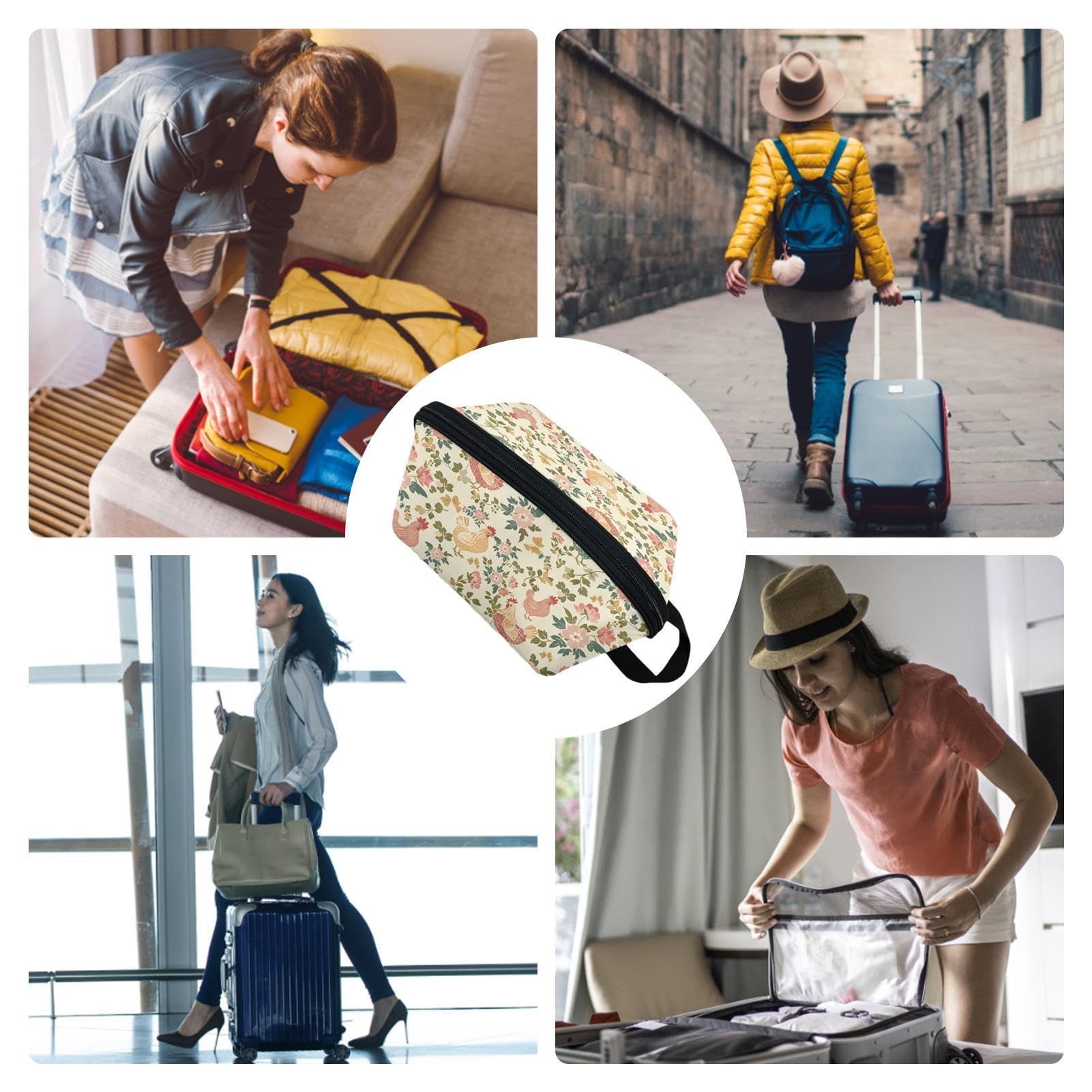Borsa organizer da viaggio per biancheria intima, borsa portatile