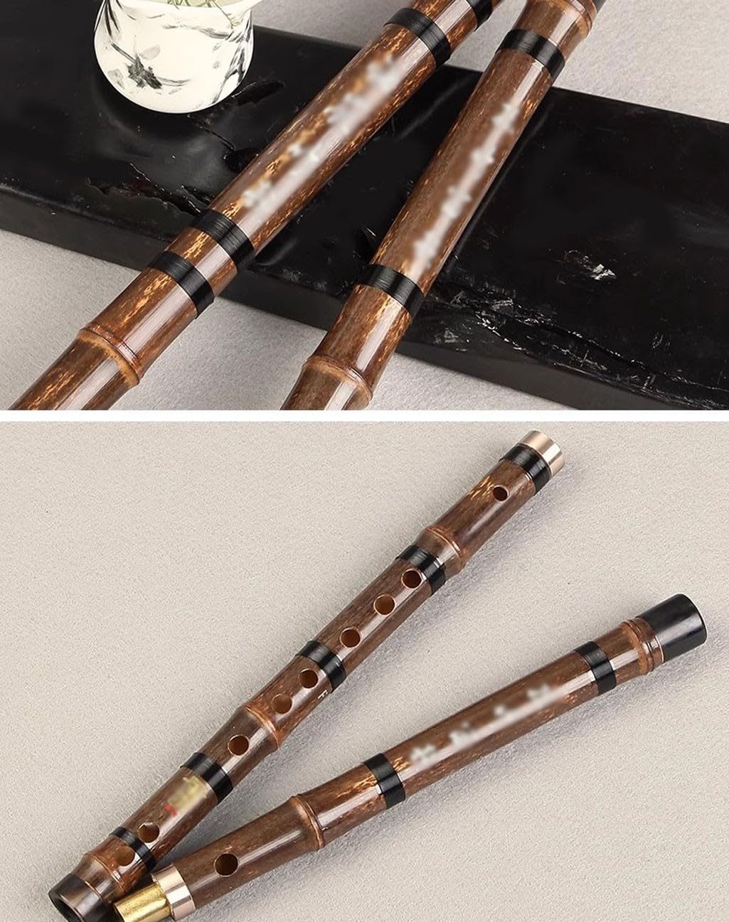 flauta dulce flauta escolar flauto irlandeseFlauta transversal de estilo antiguo de dos secciones, diferentes instrumentos tonales para estudiantes, adultos y principiantes(Color:D)