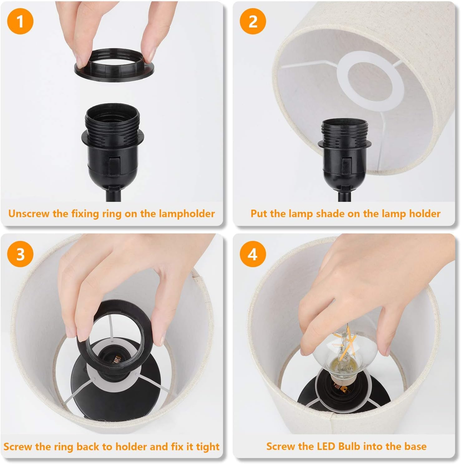 Gеt Pорulаr оƒƒеr Set of 2 Touch Control 3-Way Dimmable Table Lamp with 2 USB Ports Modern Nightstand Lamp with AC Outlet Bedside Lamps with Fabric Shade Desk Lamp for Living Room Bedroom Hotel, Cream, Bulbs Included 🔥 Hоt Dеаlѕ Set of 2 Touch Control 3-Way Dimmable Table Lamp with 2 USB Ports Modern Nightstand Lamp with AC Outlet Bedside Lamps with Fabric Shade Desk Lamp for Living Room Bedroom Hotel, Cream, Bulbs Included