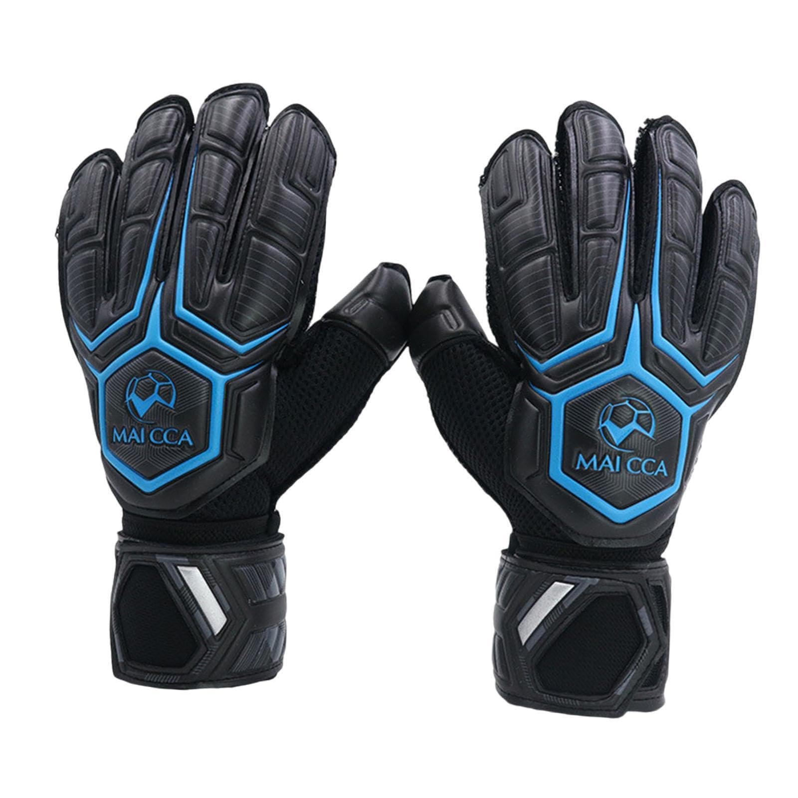 BNF®Goalkeeper Gloves Nonslip Adjustable Professional Breathable Football Gloves Black Blue Size 10|Sporting Goods | Soccer |1 Pair of Football Goalkeeper Gloves-image-25