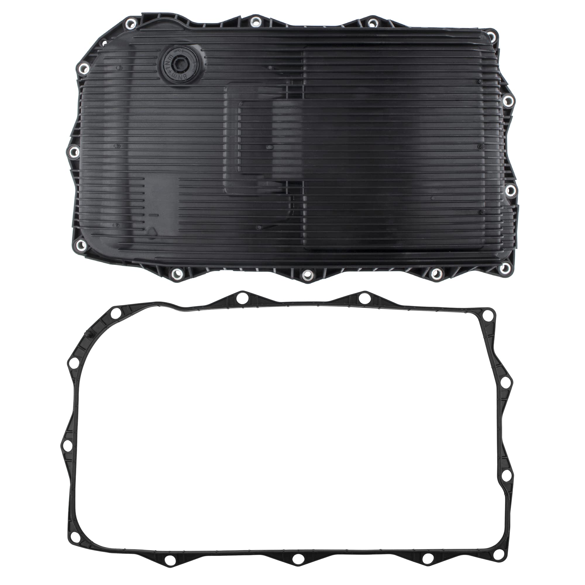 BOXI Transmission Oil Pan with Gasket Fits for BMW 228i 230i 320i 325i 328i 330i 335i 428i 535i 550i 640i 650i 740Li 740i 750Li 750i Alpina B7 X1 X3 X5 X6 Z4 2010-2017 | OE#24117624192