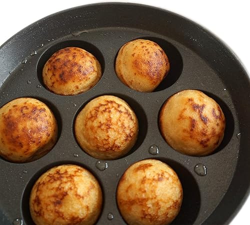 Miniatura 5 de G & D GD Appam Pan antiadherente Appam Patra Appam Maker 7 Pits Appam Maker Appam Pan Patra antiadherente Appam con tapa de acero inoxidable