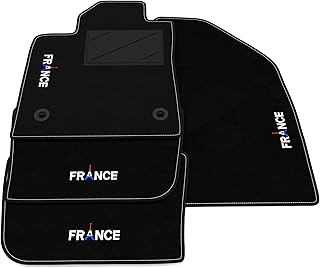 Set de Tapis de Voiture compatibles avec MG 4 - Électrique 2022-2026 | Tapis sur Mesure en Moquette, Broderie France, sur Mesure